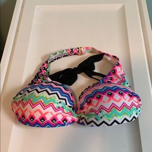 Colorful bikini top